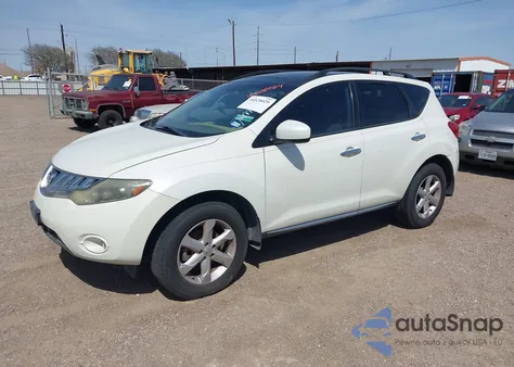 2009 Nissan Murano Sl z USA, uszkodzony, nr VIN JN8AZ18W59W147907